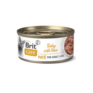 Brit Care Cat Paté Turkey with Ham  70G (24PZ)