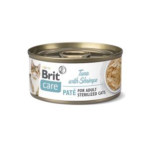 Brit Care Cat Paté Tuna with Shrimps 70G (24PZ)