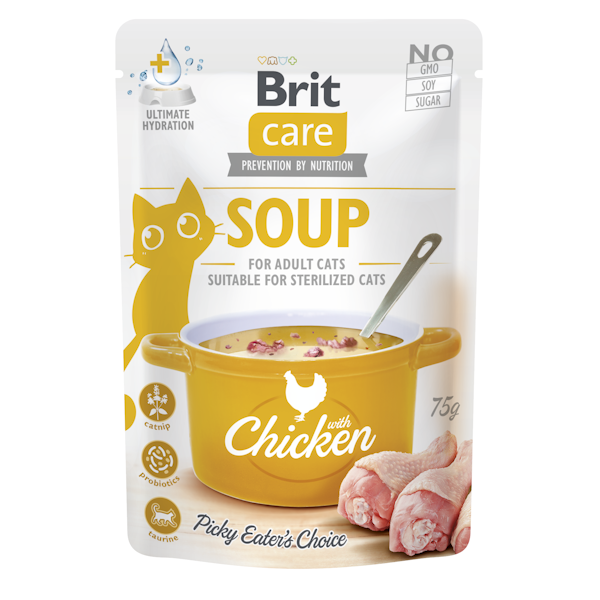 Brit Care Soup for Cats Chicken 75g (15 pz)
