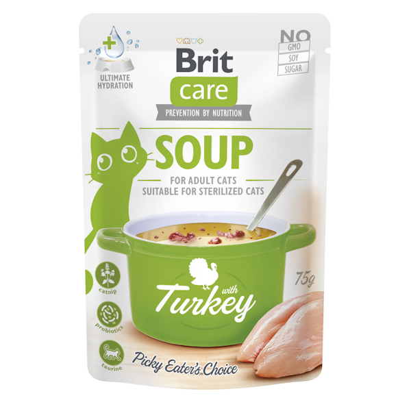 Brit Care Soup for Cats  Turkey 75g (15 pz)