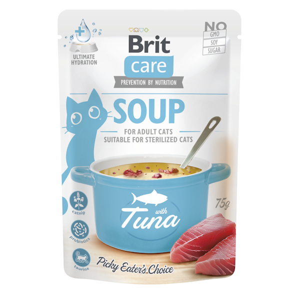 Brit Care Soup for Cats Tuna 75g (15 pz)