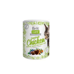 Brit Care Cat Snack Superfruits Chicken 100 g (6 pz)