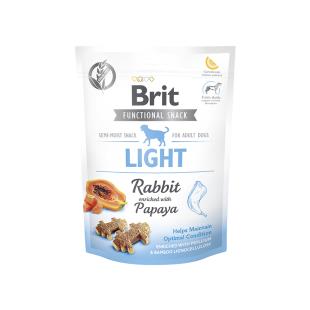 Brit Care Functional Snack Light - Rabbit enriched with Papaya 150 g (10pz)