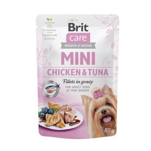 Brit Care Mini Pouch Fillets in Gravy Chicken & Tuna 85 g (24pz)