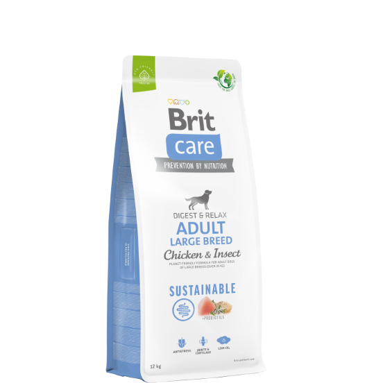 Brit Care Sustainable Adult Large Chicken&Insect 12 KG