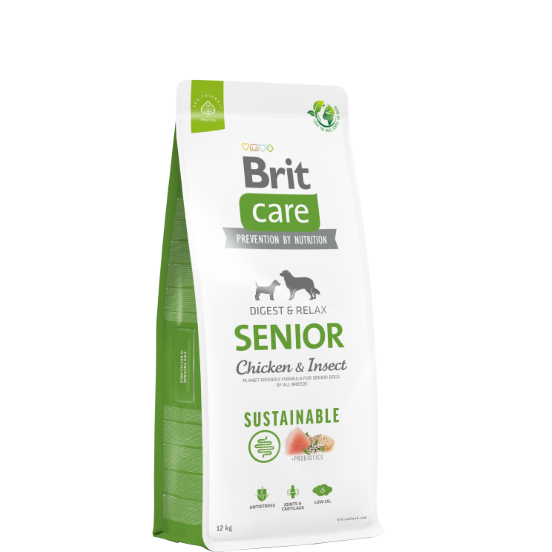 Brit Care Sustainable Senior Chicken&Insect 12 KG