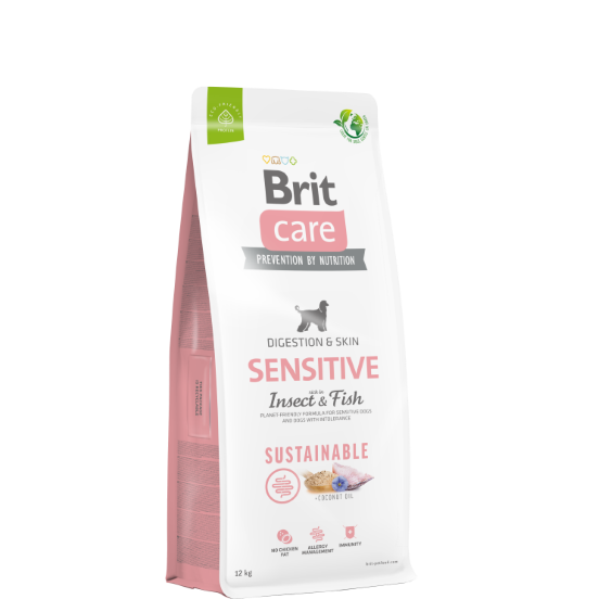 Brit Care Sustainable Sensitive Insect&Fish 12 KG