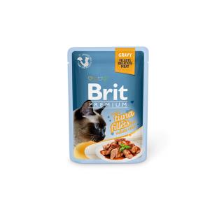 Brit Premium Cat Pouches Fillets in Gravy Tuna 85G (24PZ)