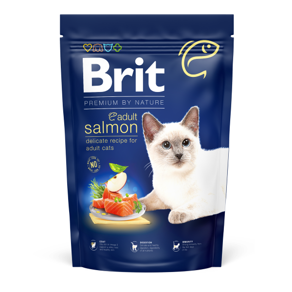 Brit Premium By Nature Cat Adult Salmon 1,5 Kg
