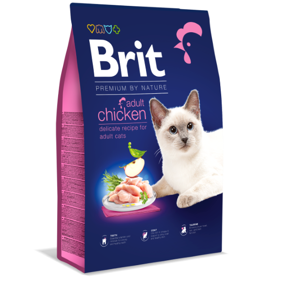 Brit Premium By Nature Cat Adult Chicken 8 Kg