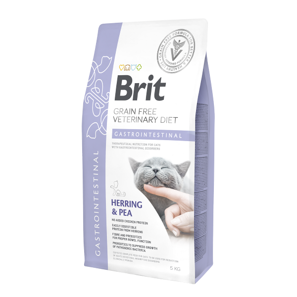 Brit Grain Free Veterinary Diet GASTROINTESTINAL Cat 5 Kg