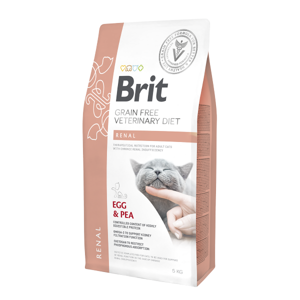 Brit Grain Free Veterinary Diet RENAL Cat 5 Kg