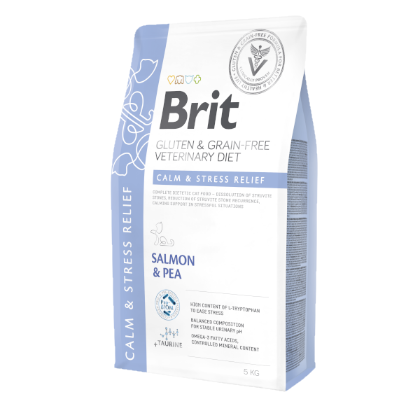 Brit Grain-Free Veterinary Diet CALM&STRESS RELIEF Cat 5Kg
