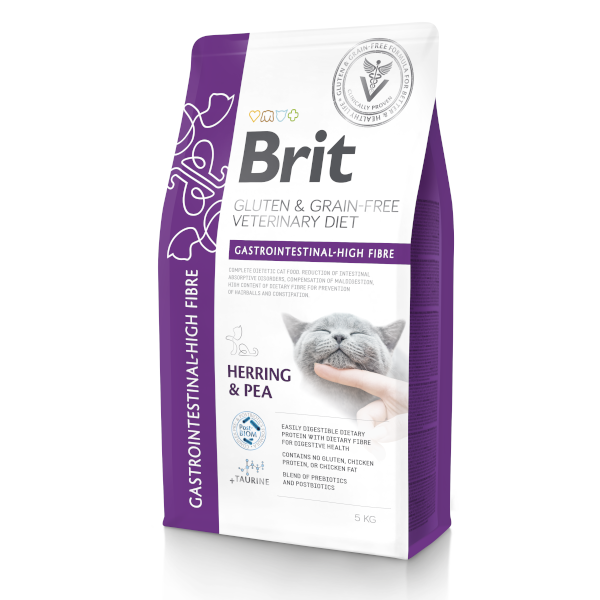Brit Grain-Free Veterinary Diet GASTR. HIGH FIBRE Cat 5Kg