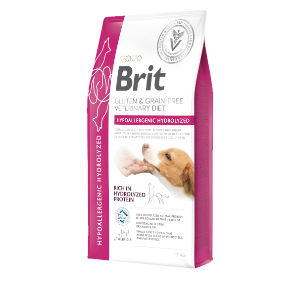 Brit Grain-Free Veterinary Diet HYPOALLERGENIC HYDROLYZED Dog  12Kg