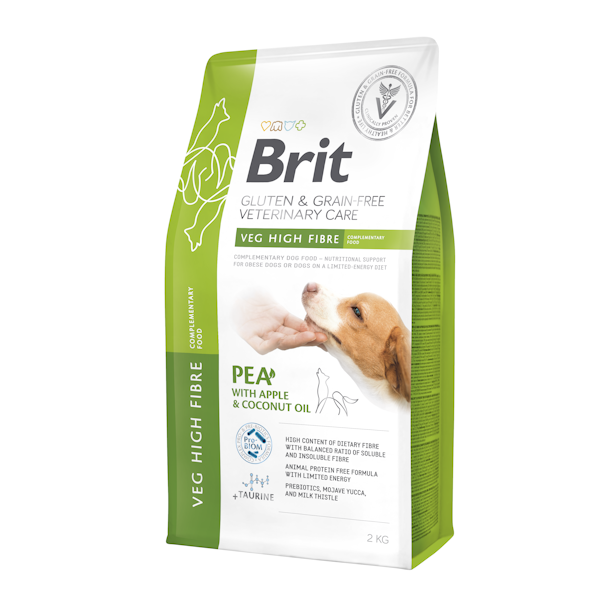 Brit Gluten&Grain Free Veterinary Care VEG HIGH FIBRE Dog 2 Kg
