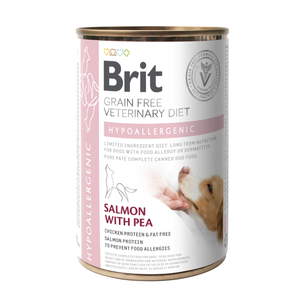 Brit Grain Free Veterinary Diet HYPOALLERGENIC Dog Umido 400 g (6PZ)