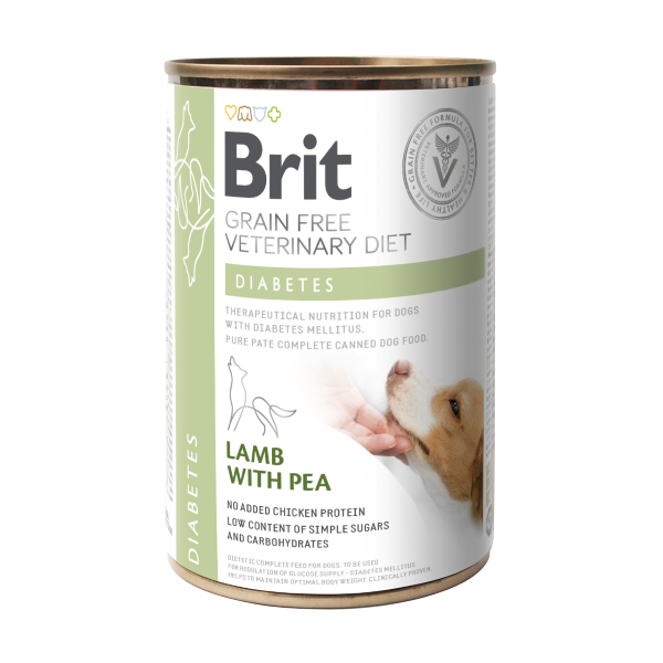 Brit Grain Free Veterinary Diet DIABETES  Dog Umido 400 g (6PZ)
