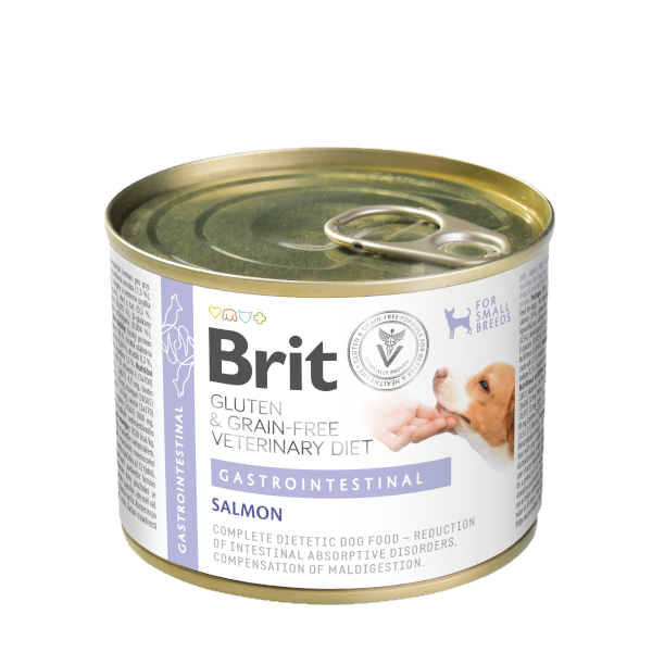 Brit Gluten&Grain Free Veterinary Diets GASTROINTESTINAL Dog Umido 200 g (6PZ) (for small breeds)
