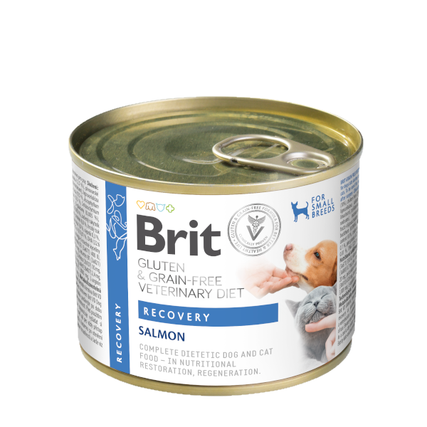 Brit Gluten&Grain Free Veterinary Diets RECOVERY Dog/Cat Umido 200 g (6PZ) (for small breeds)