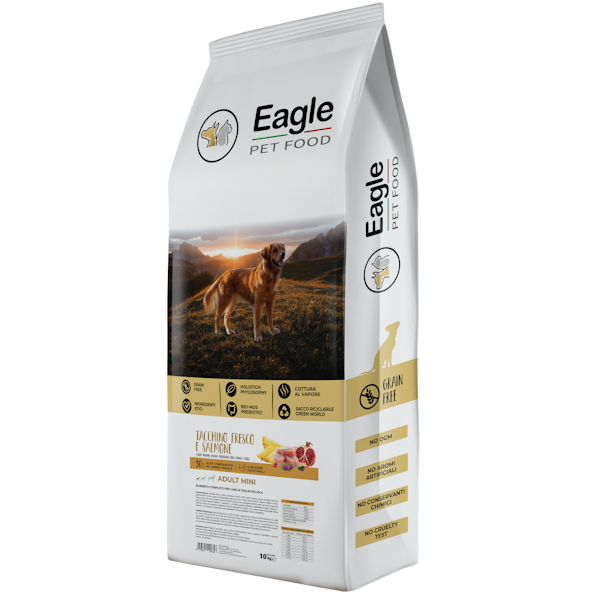 Eagle Pet Food Adult Mini Tacchino Fresco e Salmone 10 Kg