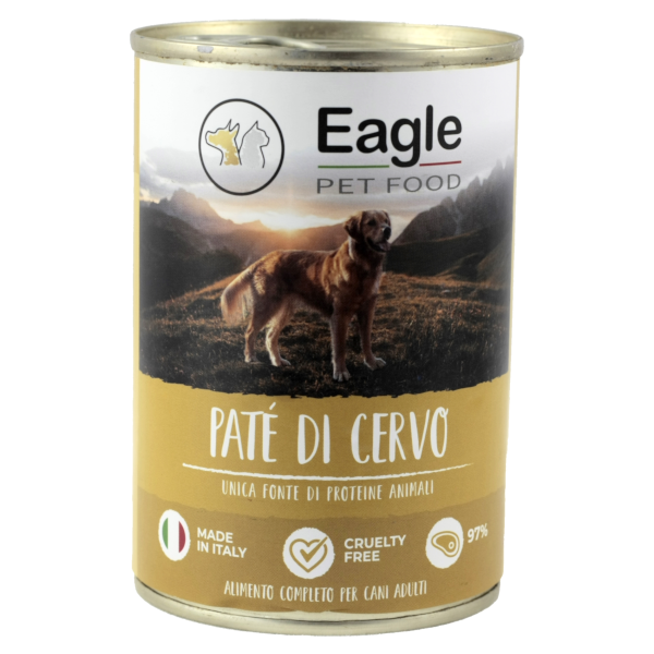 Eagle Pet Food Patè di Cervo 400 g  (12 pz)