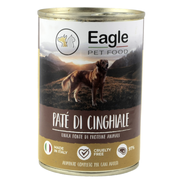 Eagle Pet Food Patè di Cinghiale 400 g  (12 pz)
